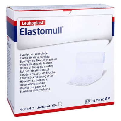 Elastomull 4mx4 cm 45250 elastische Fixierbinde Produktbild 1