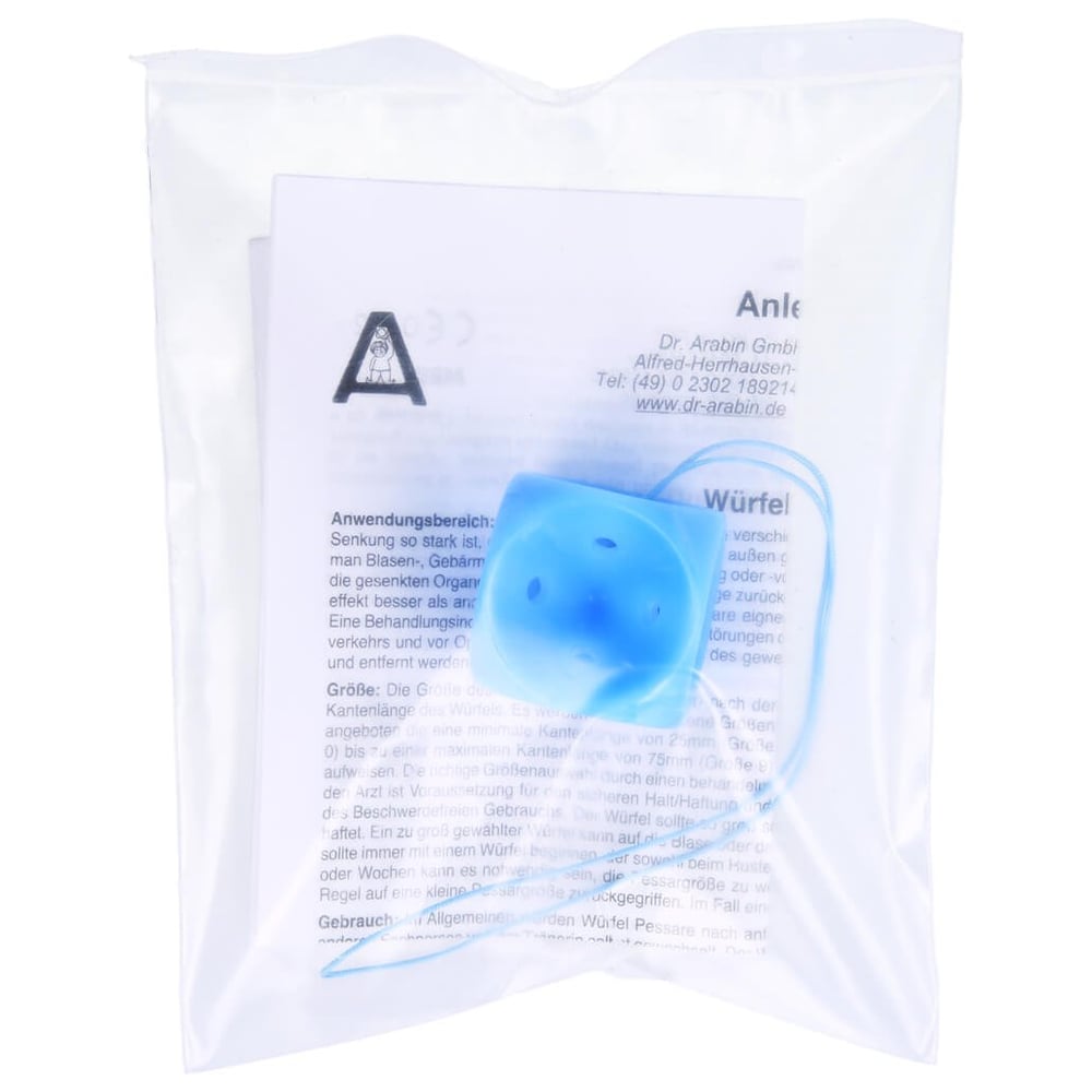 Arabin Würfelpessar perforiert Gr. 1/29mm