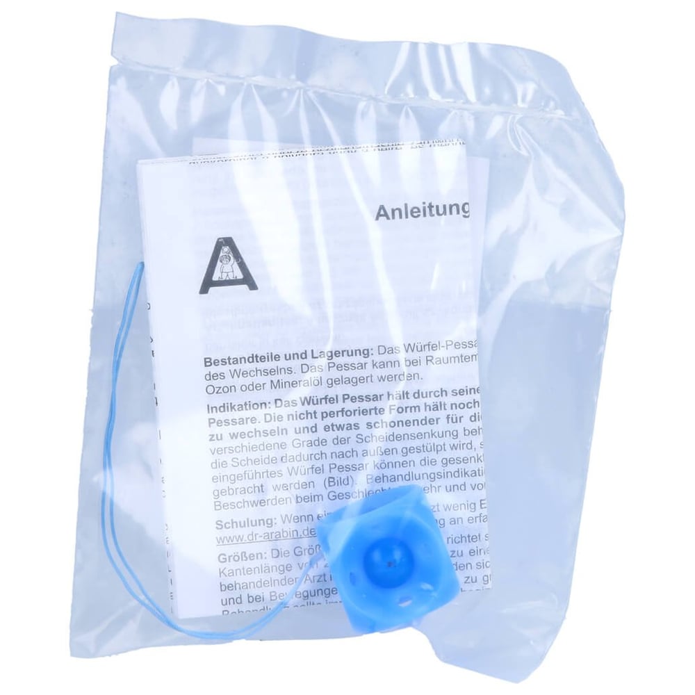 Arabin Würfelpessar perforiert Gr. 0/25mm