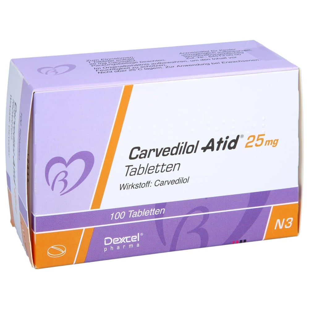 Carvedilol Atid 25 mg