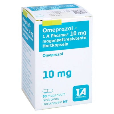 Omeprazol 10mg 1A Pharma magensaftresit.Hartkapsel