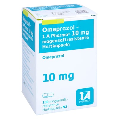 Omeprazol 10mg 1A Pharma magensaftresit.Hartkapsel