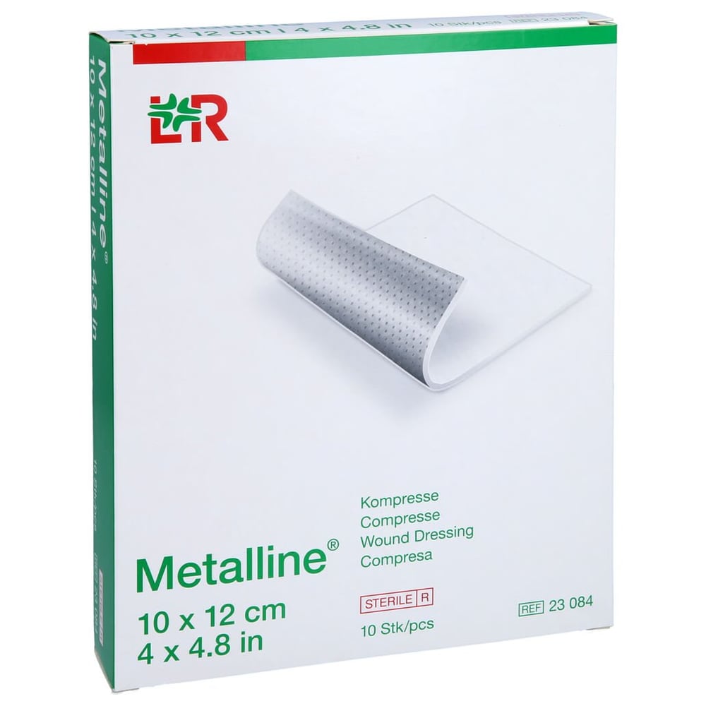 Metalline Kompressen 10x12 cm steril