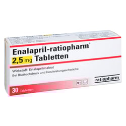 Enalapril-ratiopharm 2,5 mg