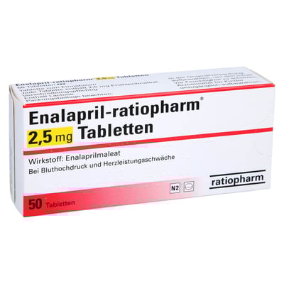Enalapril-ratiopharm 2,5 mg