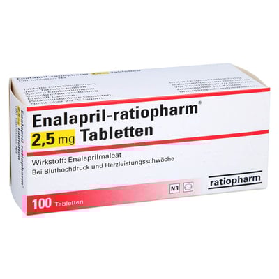Enalapril-ratiopharm 2,5 mg