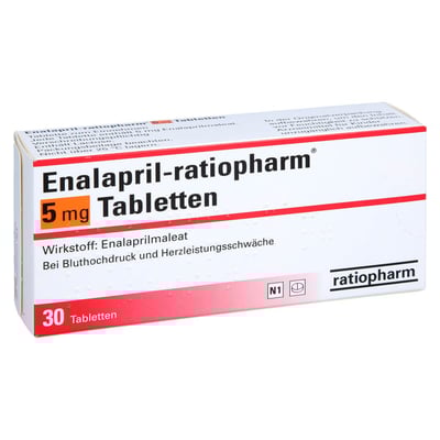 Enalapril-ratiopharm 5 mg