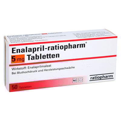 Enalapril-ratiopharm 5 mg