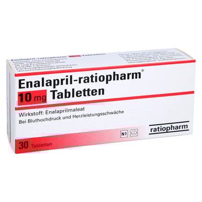 Enalapril-ratiopharm 10 mg