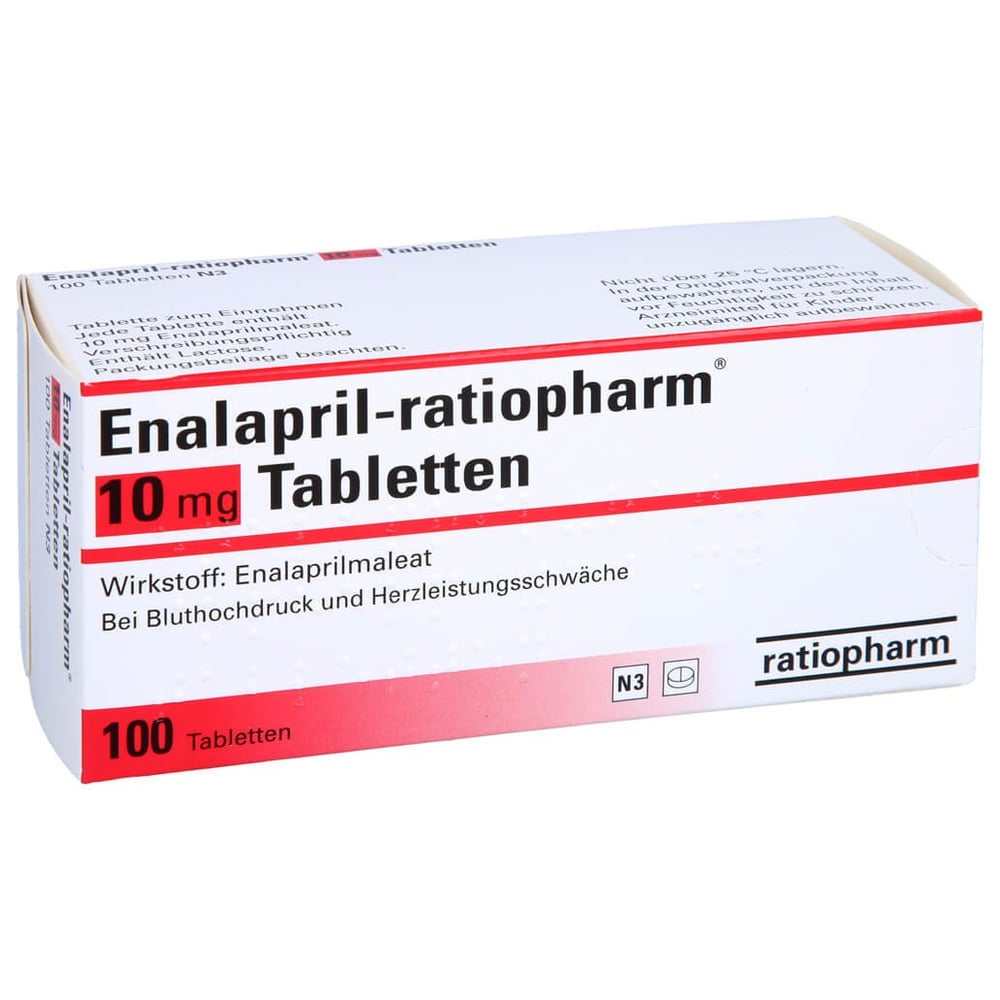 Enalapril-ratiopharm 10 mg