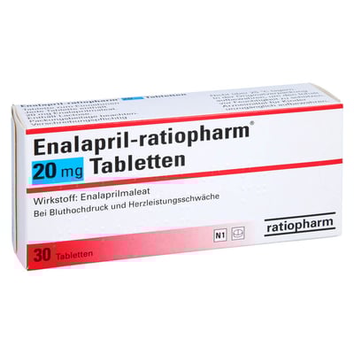 Enalapril-ratiopharm 20 mg