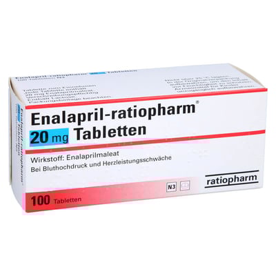 Enalapril-ratiopharm 20 mg