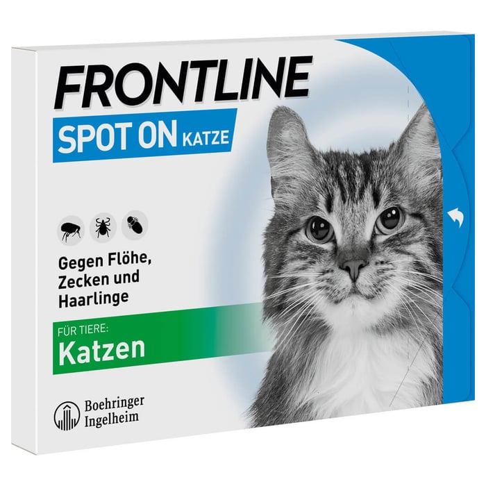 Frontline Spot On gegen Zecken und Fl he bei Katzen