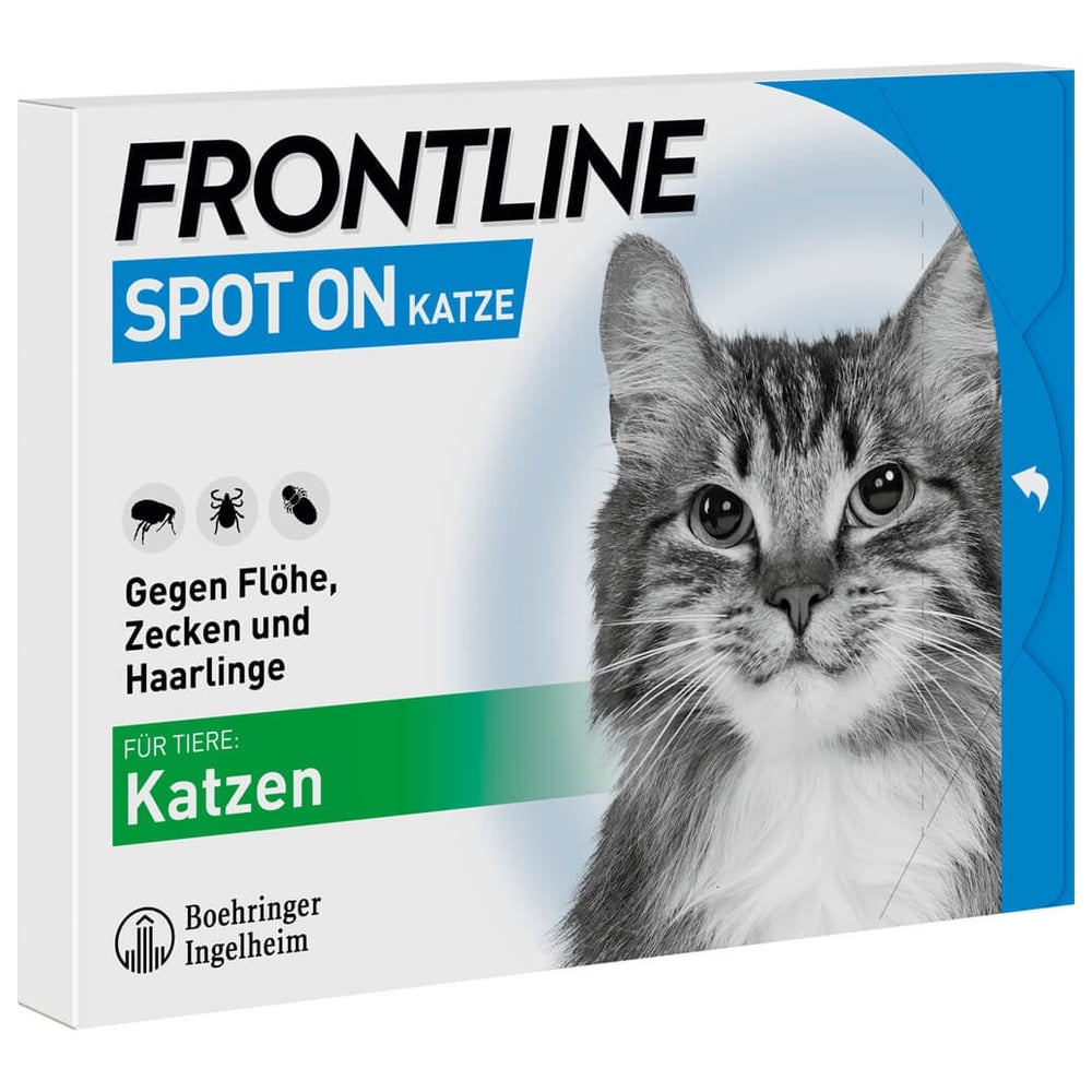 Frontline Spot On gegen Zecken und Flöhe bei Katzen