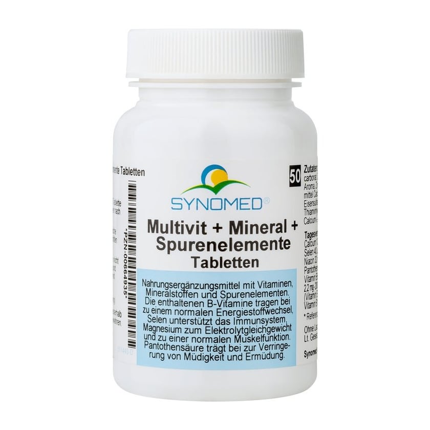 MULTIVIT+Mineral+Spurenelemente Synomed Tabletten