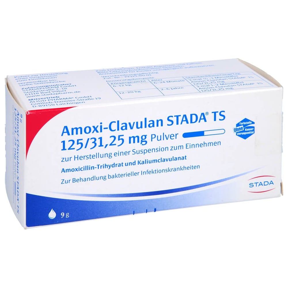 Amoxi-Clavulan STADA TS 125/31,25 mg