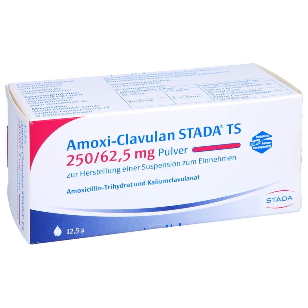 Amoxi-Clavulan STADA TS 250/62,5 mg
