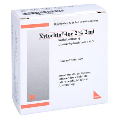 Xylocitin-loc 2 % 2 ml Injektionslösung in AMP Produktbild 1