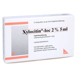 Xylocitin-loc 2 % 5 ml Injektionslösung in AMP