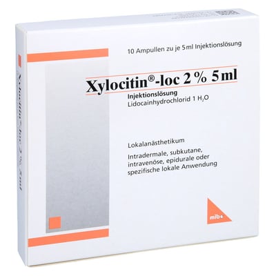 Xylocitin-loc 2 % 5 ml Injektionslösung in AMP Produktbild 1