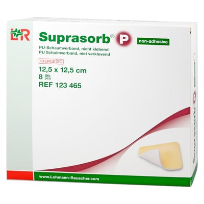 Suprasorb P PU-Schaum 12.5x12.5cm nicht klebend