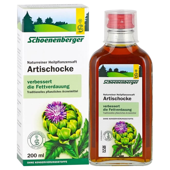 Artischocken naturreiner Heilpflanzensaft Schoenenberger