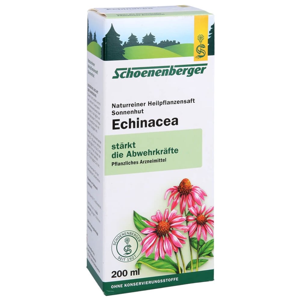 Echinacea naturreiner Heilpflanzensaft Schoenenberger