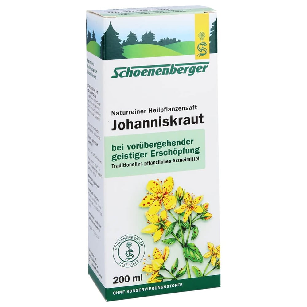 Johanniskraut Saft Schoenenberger