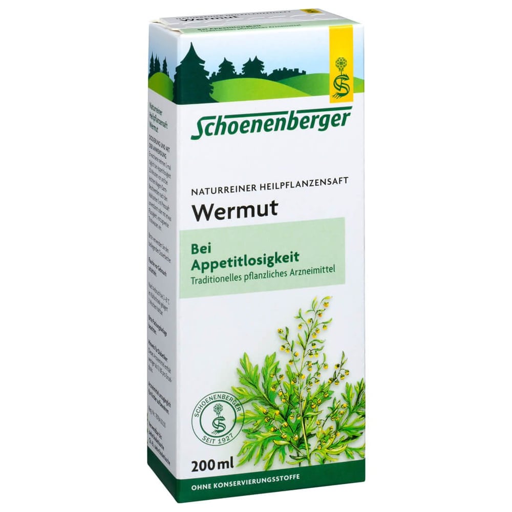 Wermut naturreiner Heilpflanzensaft Schoenenberger
