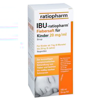 IBU-ratiopharm Fiebersaft für Kinder 20 mg/ml