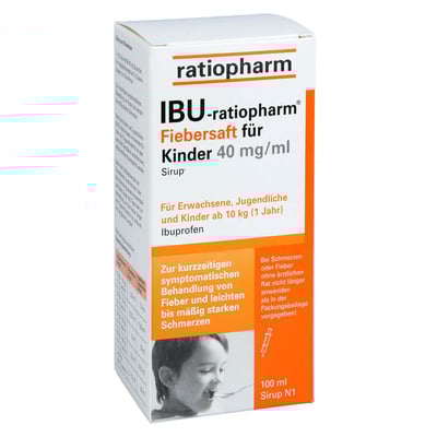 IBU-ratiopharm Fiebersaft für Kinder 40 mg/ml