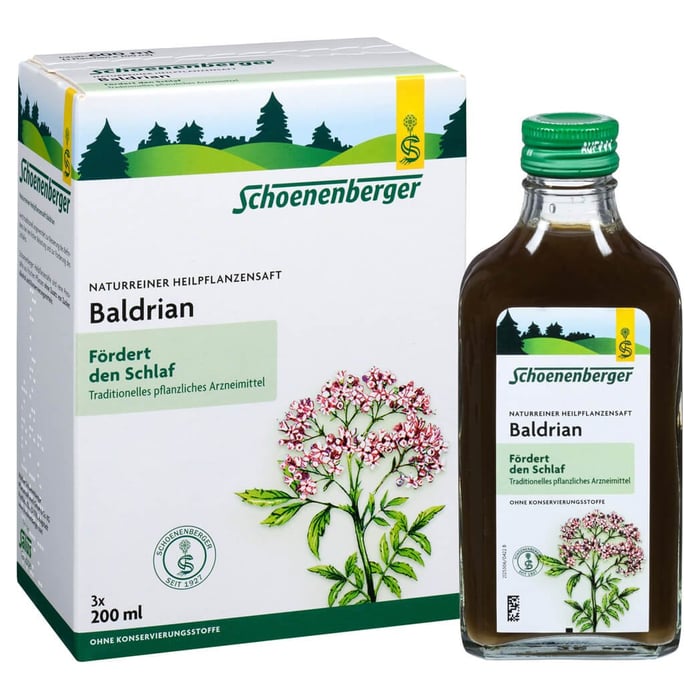 Baldrian naturreiner Heilpflanzensaft Schoenenberger