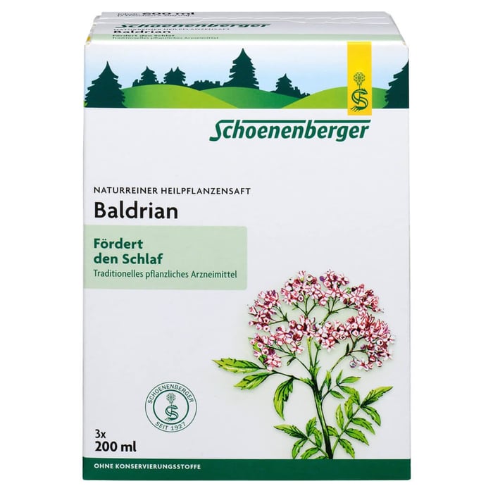 Baldrian naturreiner Heilpflanzensaft Schoenenberger