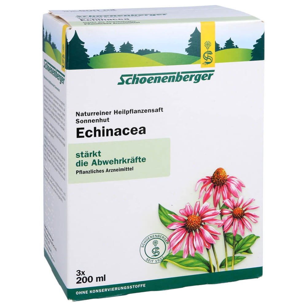 Echinacea naturreiner Heilpflanzensaft Schoenenberger