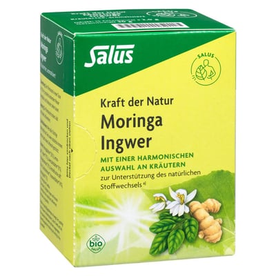 Moringa Ingwer Kräutertee Kraft der Natur Salus