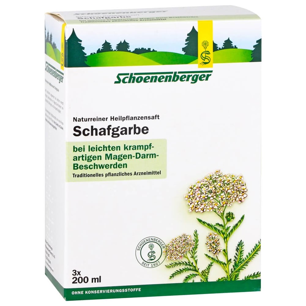 Schafgarbe naturreiner Heilpflanzensaft Schoenenberger