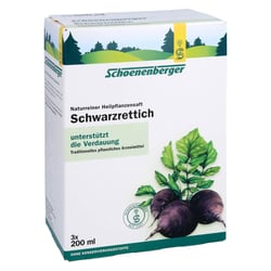 Schwarzrettich naturreiner Heilpflanzensaft Schoenenberger