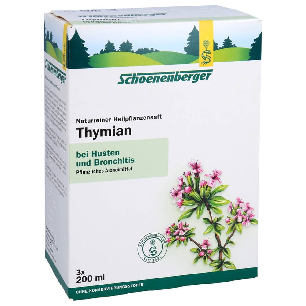 Thymian naturreiner Heilpflanzensaft Schoenenberger