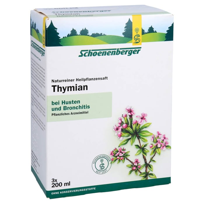 Thymian naturreiner Heilpflanzensaft Schoenenberger
