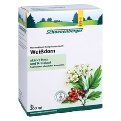 Weißdorn naturreiner Heilpflanzensaft Schoenenberger
