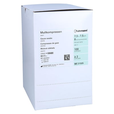 Mullkompre Set7.5x7.5cm St