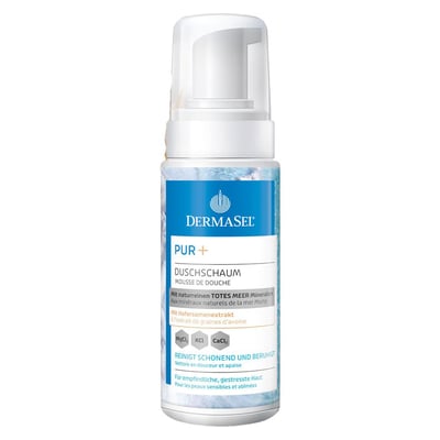 DERMASEL Totes Meer PUR+ Duschschaum Produktbild 1