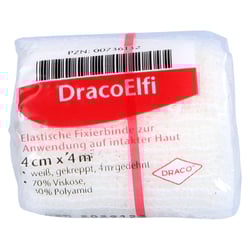 Dracoelfi elast.Fixierbinde 4 cmx4 m gekrep.cello