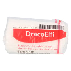 Dracoelfi elastisch Fixierbinde 6 cmx4 m gekrep.cello