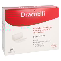 Dracoelfi elast.Fixierbinde 6 cmx4 m gekreppt