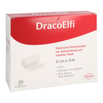 Dracoelfi elastisch Fixierbinde 6 cmx4 m gekreppt Produktbild 1
