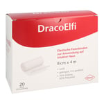 Dracoelfi elastisch Fixierbinde 8 cmx4 m gekreppt Produktbild 1