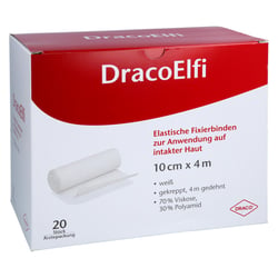 Dracoelfi elastisch Fixierbinde 10 cmx4 m gekreppt