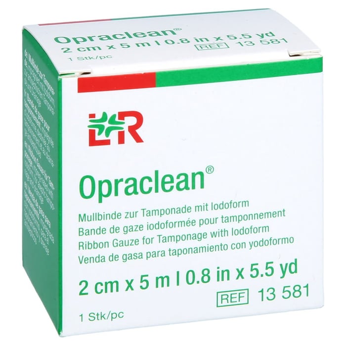 Opraclean Mullbinde z.Tamponade m.Jodoform 2cmx5m