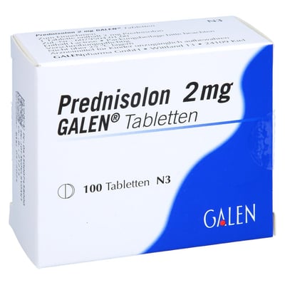 Prednisolon 2 mg Galen Produktbild 1